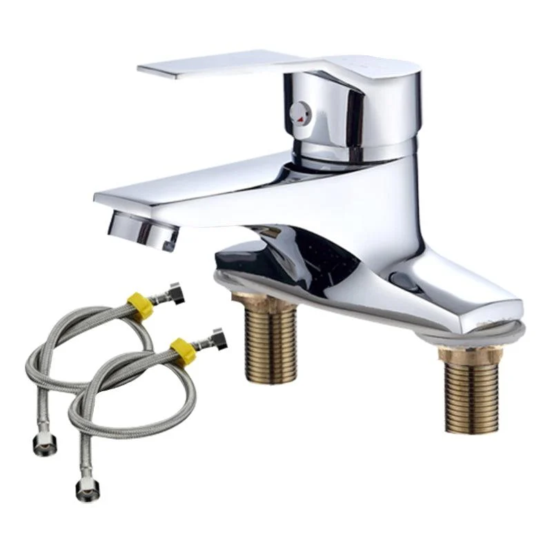 1or2-Handle Brushed Nickel Widespread Tap 2 Hole Centerset Bathroom Sink Tap -Bathlova