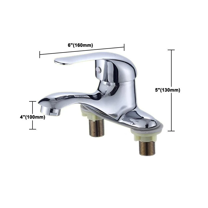 1or2-Handle Brushed Nickel Widespread Tap 2 Hole Centerset Bathroom Sink Tap -Bathlova