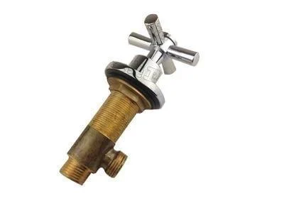 1Pc Chrome Brass Design for Hot or Cold Water Bathtub Tap Valve -Bathlova