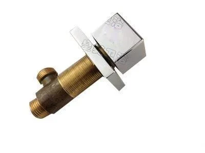 1Pc Chrome Brass Design for Hot or Cold Water Bathtub Tap Valve -Bathlova