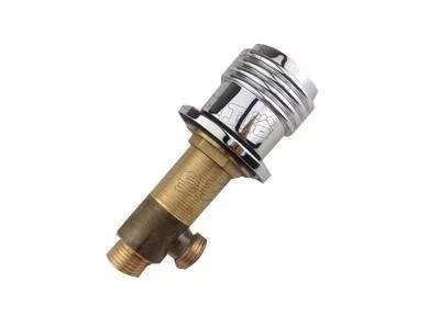 1Pc Chrome Brass Design for Hot or Cold Water Bathtub Tap Valve -Bathlova