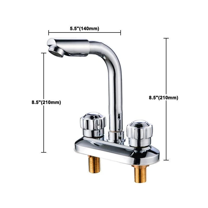 2-Handle Brushed Nickel Widespread Tap 2 Hole Centerset Bathroom Sink Tap with Brass -Bathlova