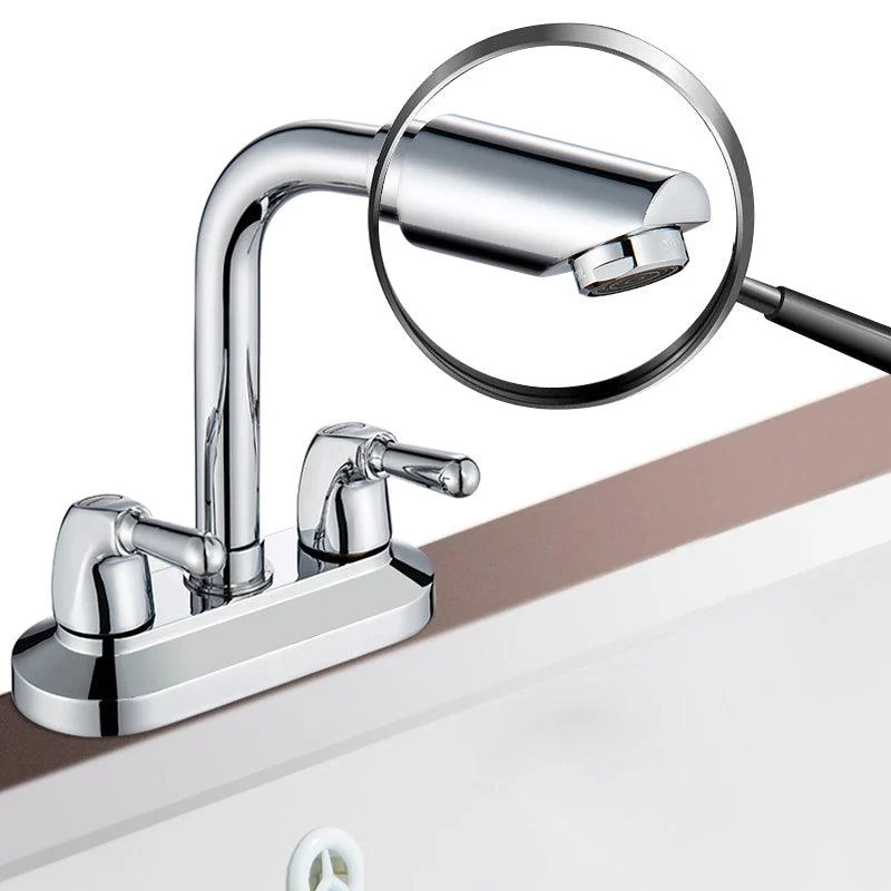 2 Handle Modern Vessel Sink Tap Swivel Spout Bathroom Tap -Bathlova