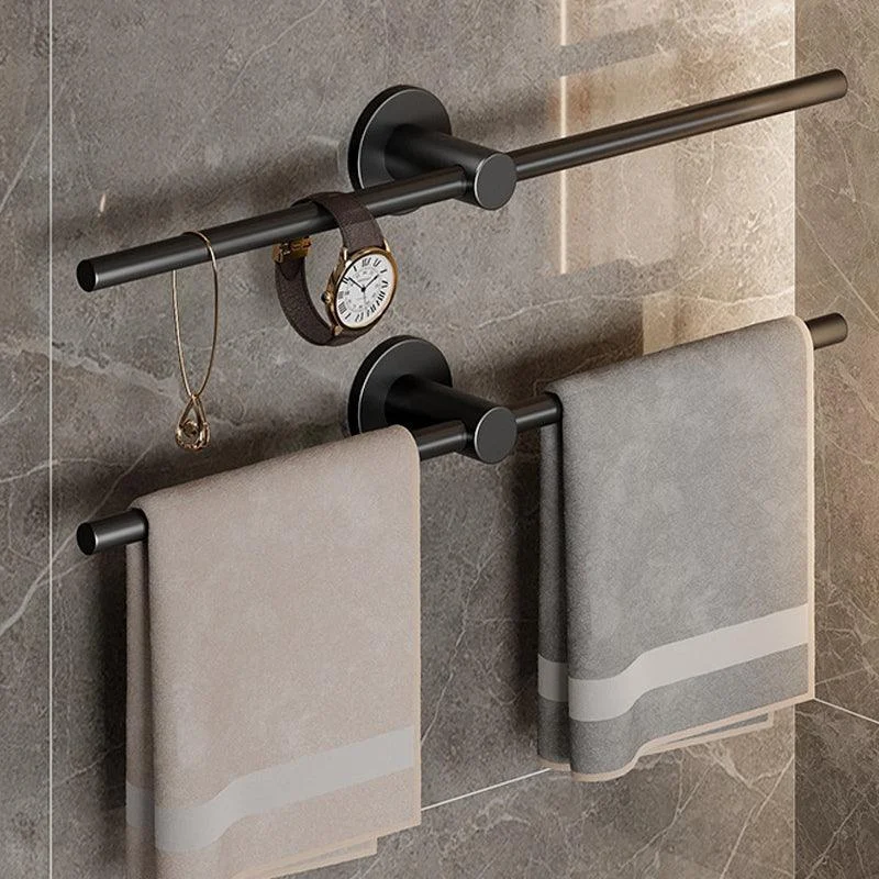 2-Piece Modern Bathroom Accessory Set Stainless Steel Towel Bar -Bathlova