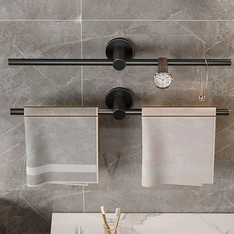 2-Piece Modern Bathroom Accessory Set Stainless Steel Towel Bar -Bathlova