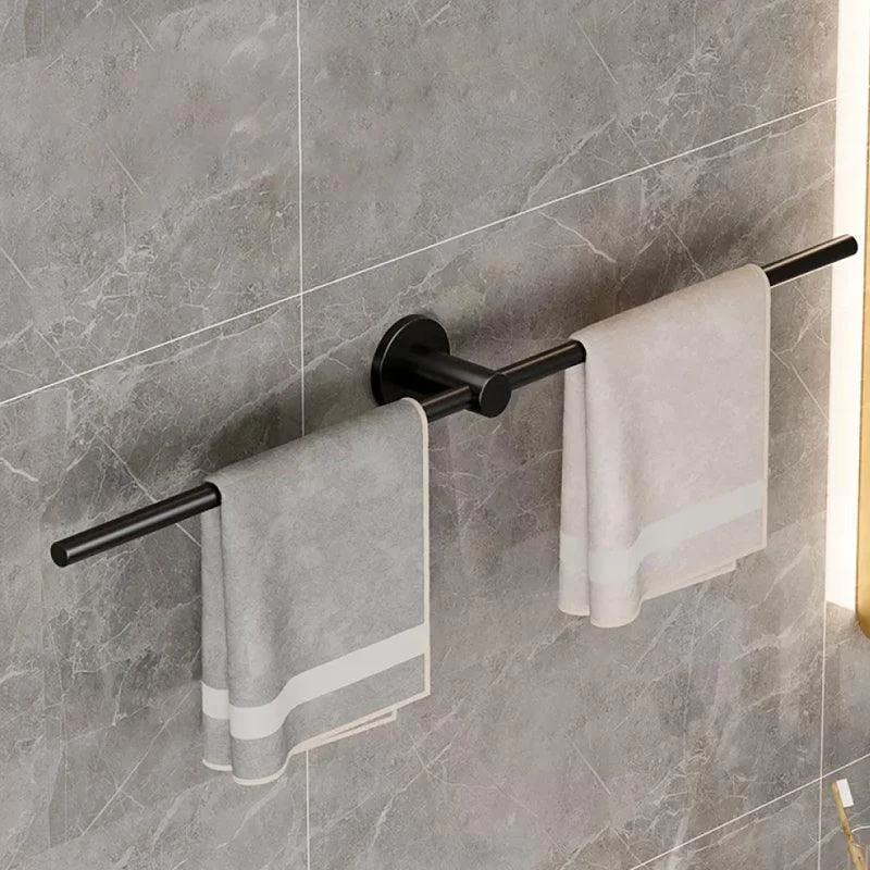 2-Piece Modern Bathroom Accessory Set Stainless Steel Towel Bar -Bathlova