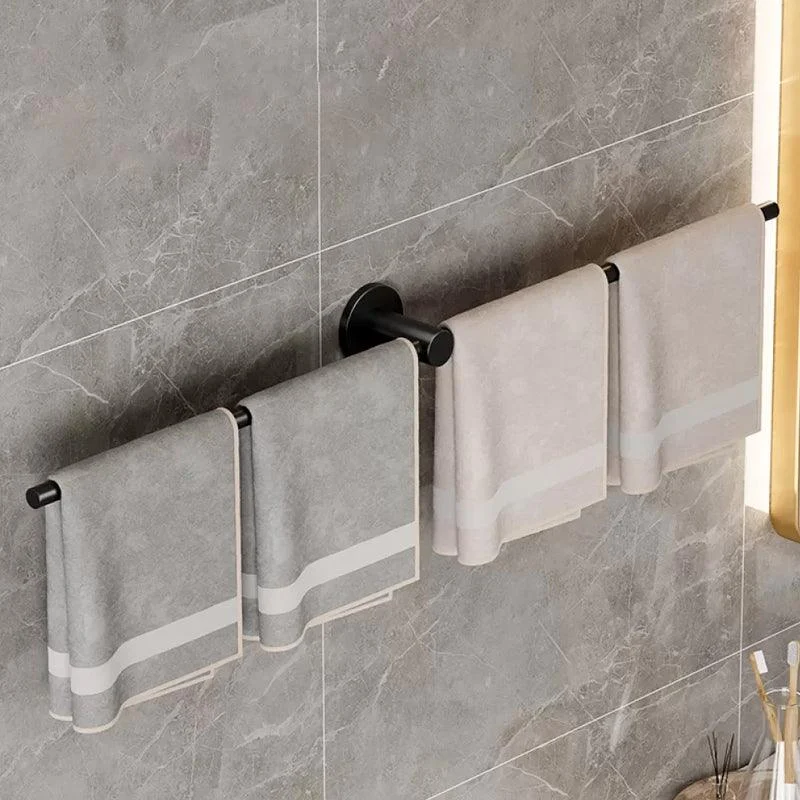 2-Piece Modern Bathroom Accessory Set Stainless Steel Towel Bar -Bathlova