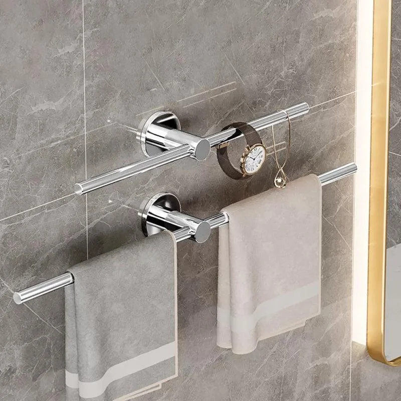 2-Piece Modern Bathroom Accessory Set Stainless Steel Towel Bar -Bathlova