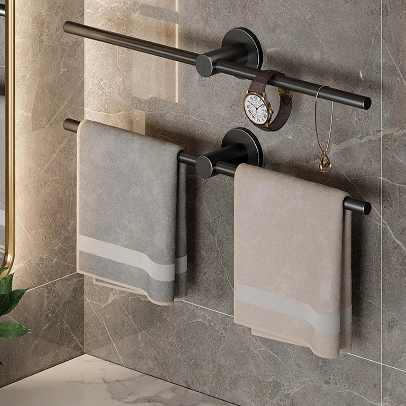 2-Piece Modern Bathroom Accessory Set Stainless Steel Towel Bar -Bathlova