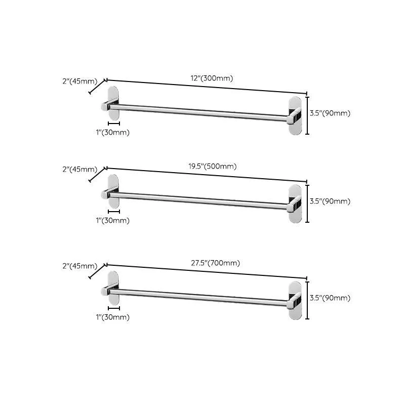 2-Piece Stainless Steel Slipper Stand Modern Chrome Bathroom Hardware Set -Bathlova