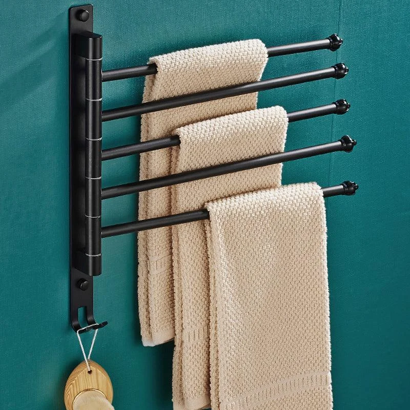 2-Piece Towel Bar in Stainless Steel Modern 13.6" W Bathroom Accessory Set -Bathlova