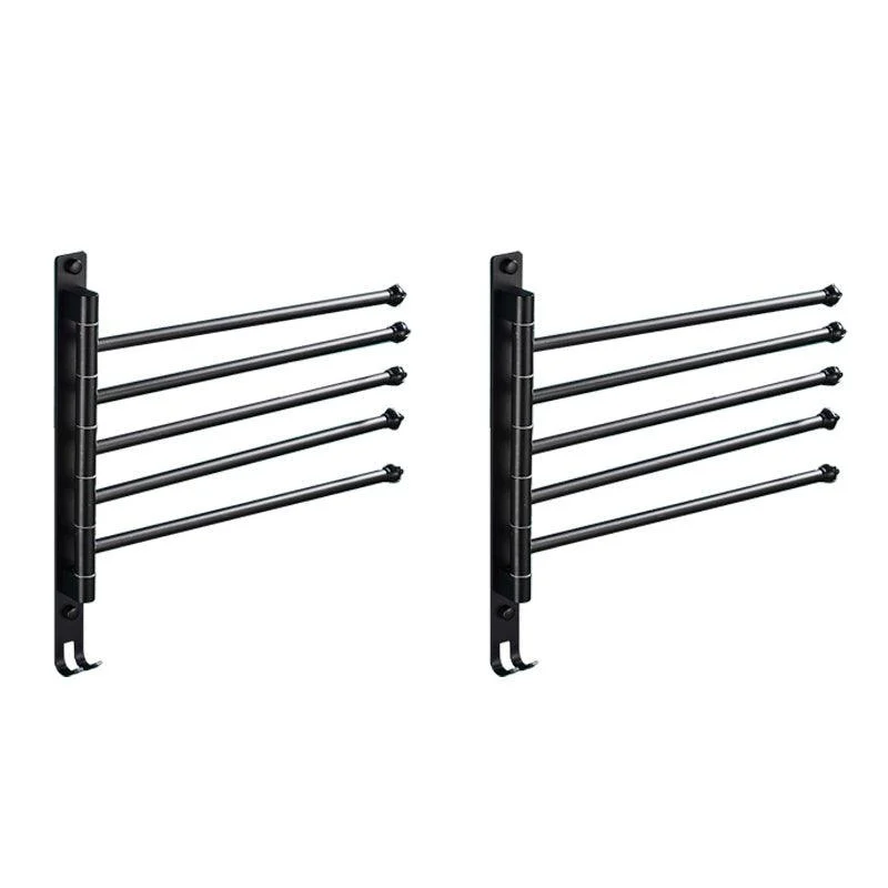 2-Piece Towel Bar in Stainless Steel Modern 13.6" W Bathroom Accessory Set -Bathlova