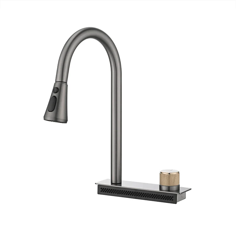 29" Gunmetal Black Stainless Steel Sink with Pull Down Tap & Accessories -Bathlova