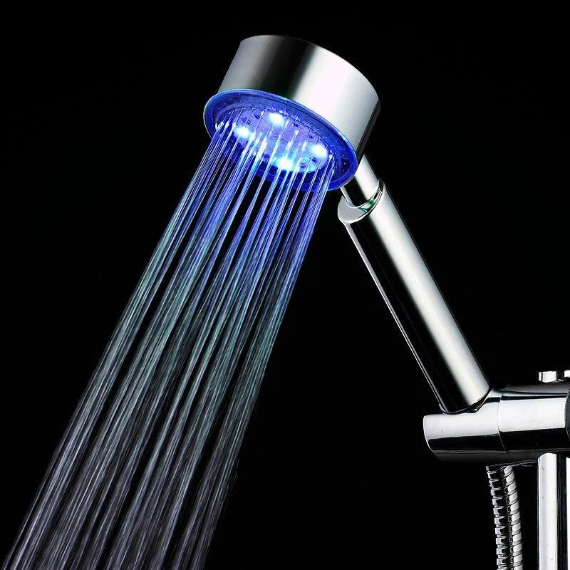 3 Bright Colours LED Temperature Sensor Shower Head -Bathlova