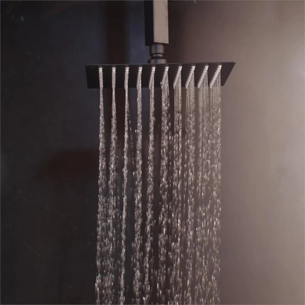 3-Functions Digital Shower Set Shower Head Digital Display Mixer Taps -Bathlova