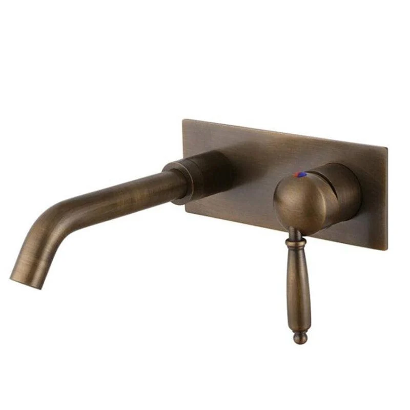 3 Holes Tap Glam Style Wall Mounted Tap with 2 Cross Handles -Bathlova