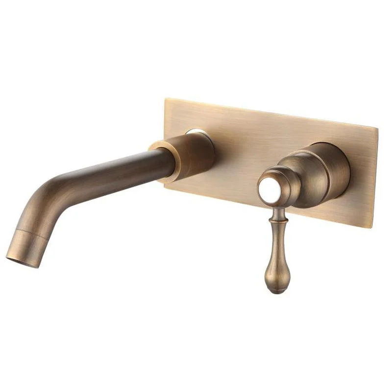 3 Holes Tap Glam Style Wall Mounted Tap with 2 Cross Handles -Bathlova