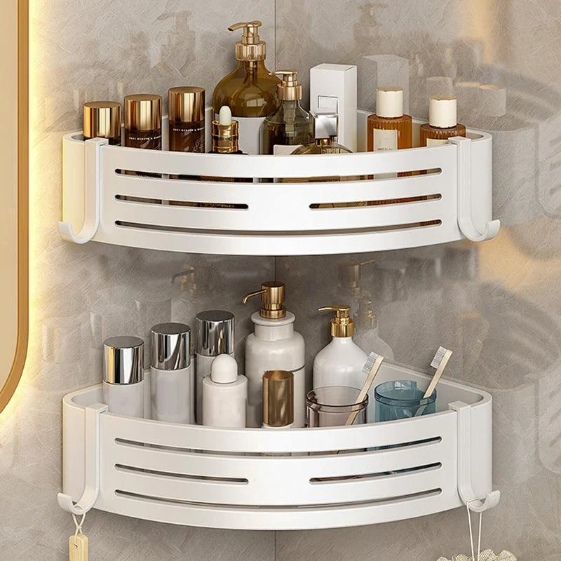 3 Piece Bathroom Accessory Set Contemporary Aluminum Bath Shelf -Bathlova