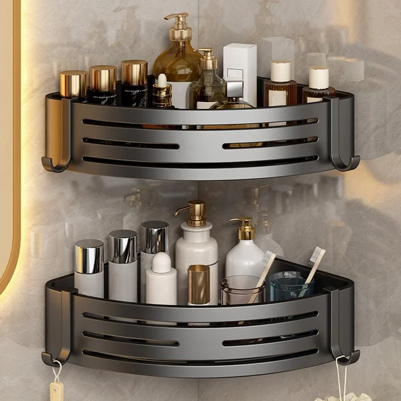 3 Piece Bathroom Accessory Set Contemporary Aluminum Bath Shelf -Bathlova