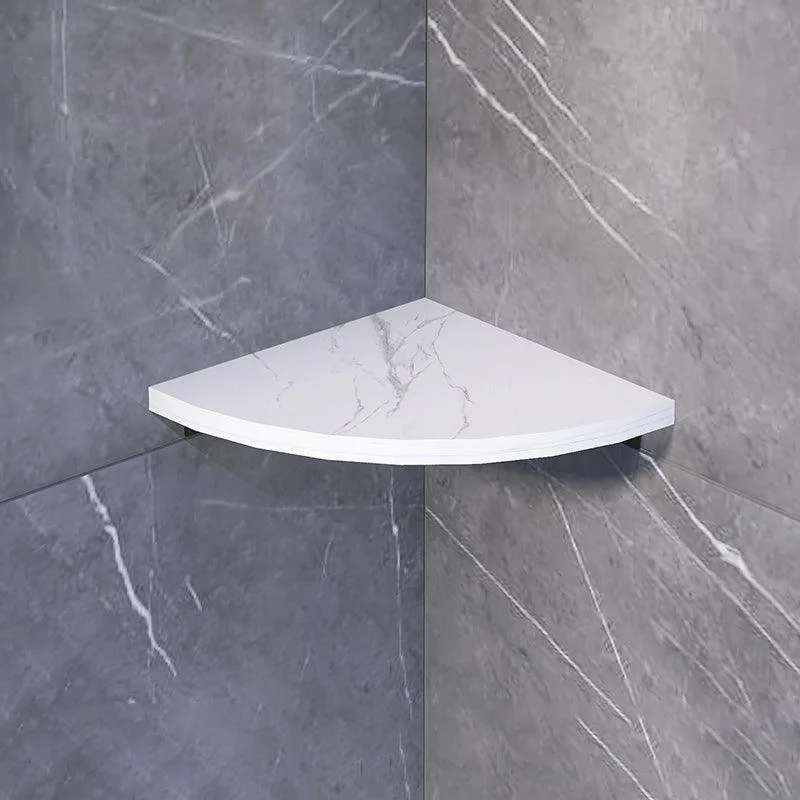 3 Piece Modern Bathroom Accessory Set Marble and Metal Bath Shelf -Bathlova