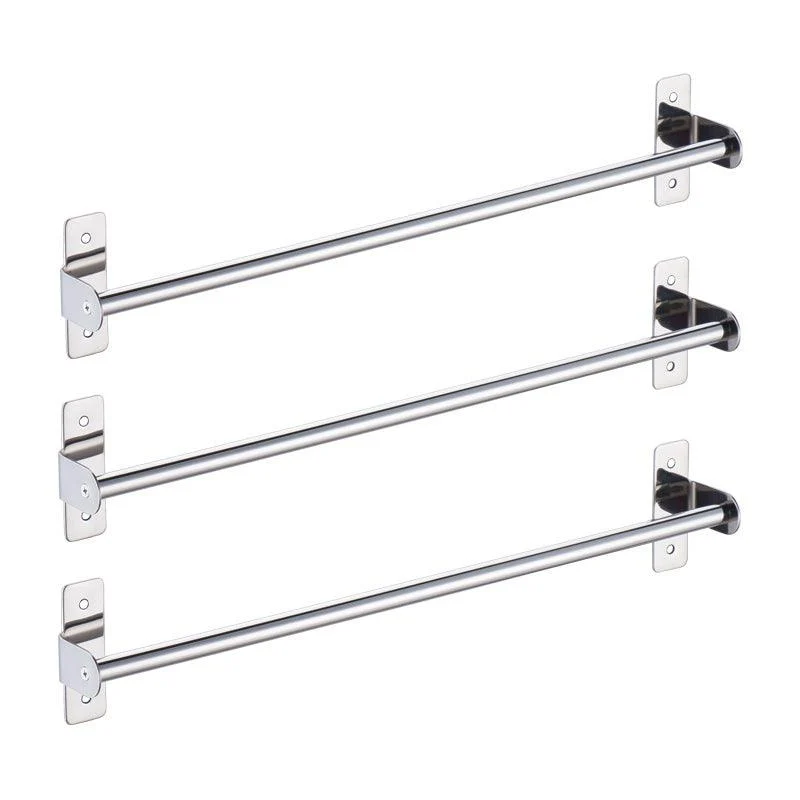 3-Piece Stainless Steel Bathroom Accessory Set Modern Chrome Slipper Stand -Bathlova