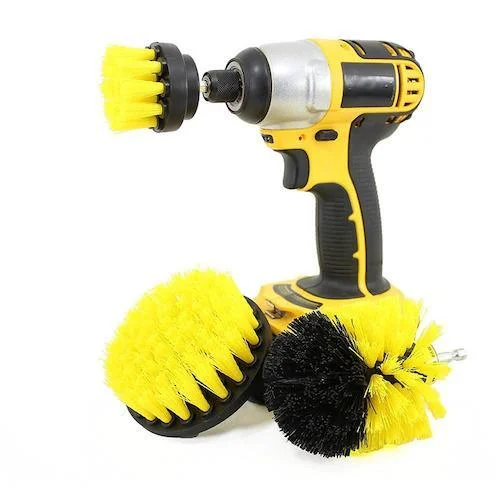 3 Pieces Electric Drill Brush Cleaning Kit -Bathlova