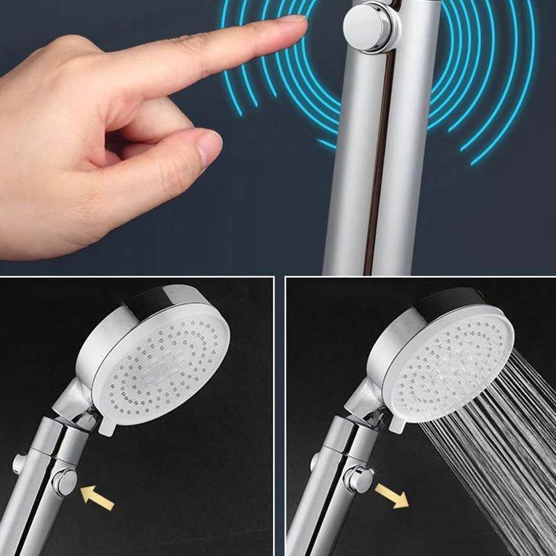 3 Sprays Shower Head Adjustable Spray Pattern Swivel Handheld Shower Head -Bathlova