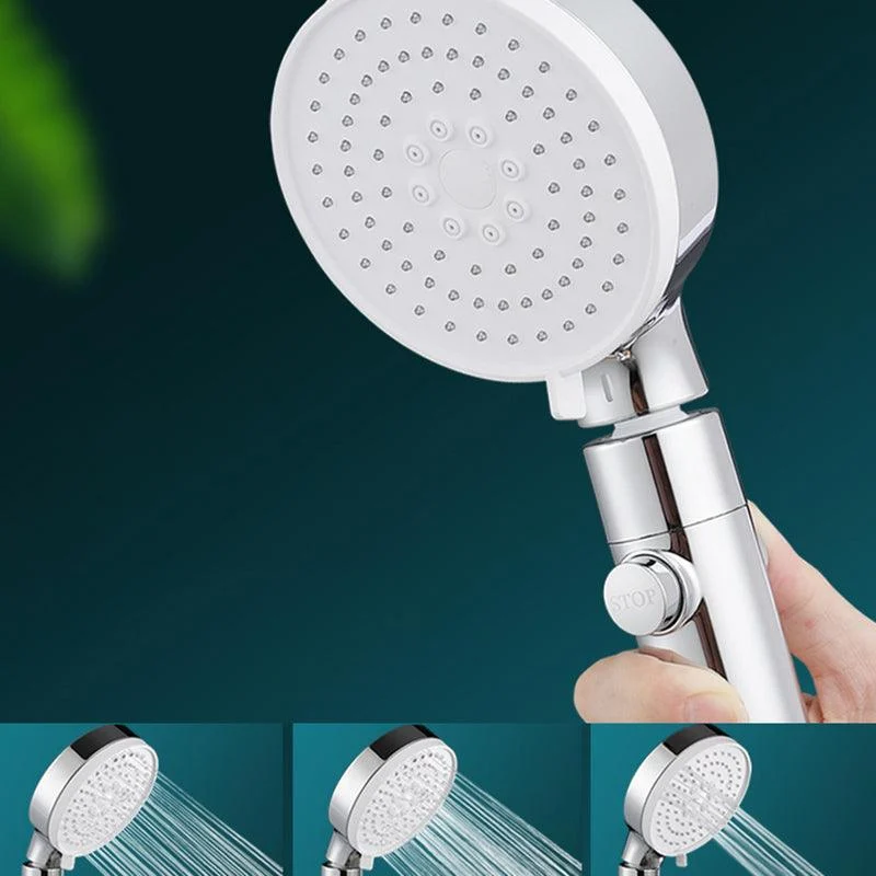 3 Sprays Shower Head Adjustable Spray Pattern Swivel Handheld Shower Head -Bathlova