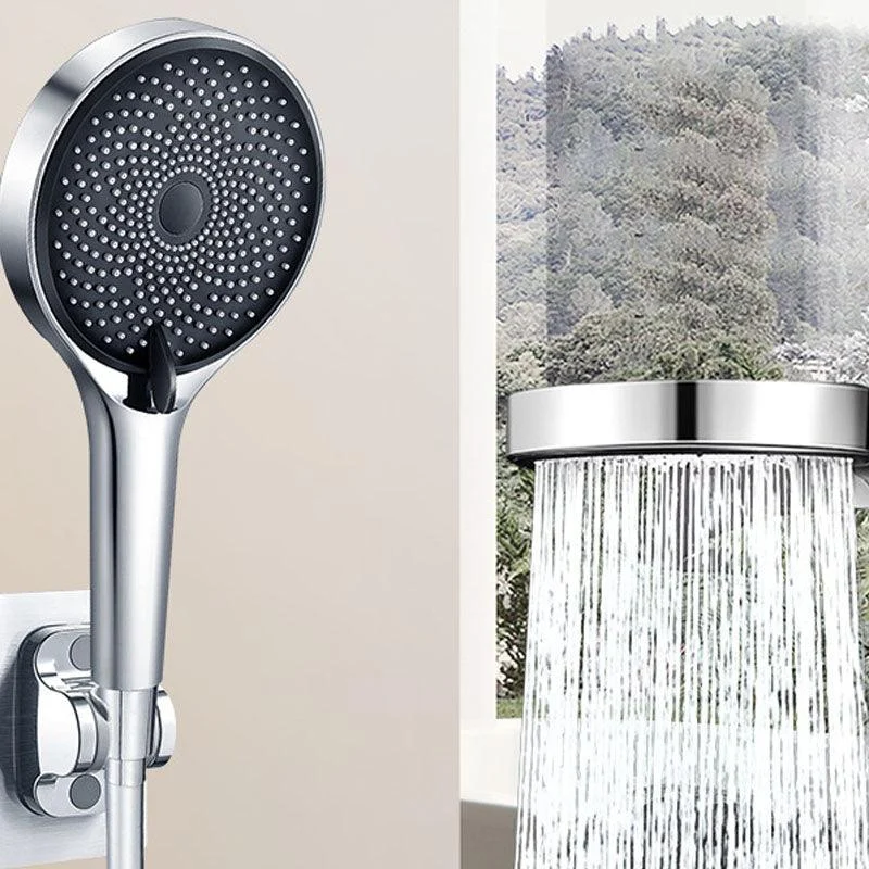 3 Sprays Shower Head Wall-Mount Adjustable Spray Pattern Handheld Shower Head -Bathlova