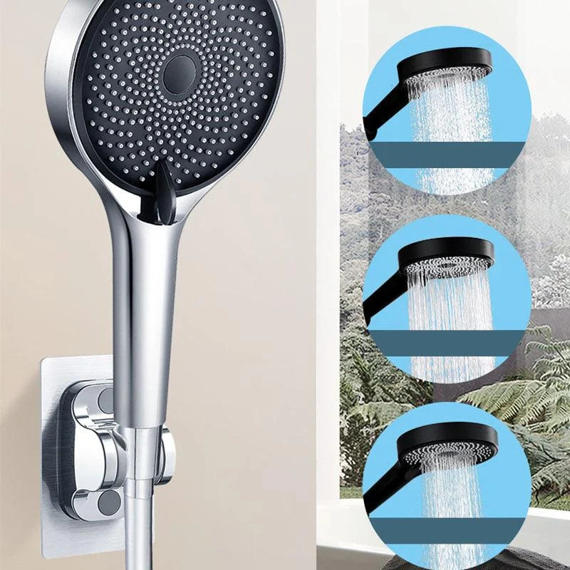 3 Sprays Shower Head Wall-Mount Adjustable Spray Pattern Handheld Shower Head -Bathlova