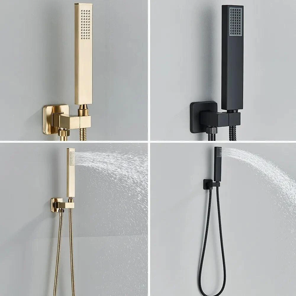 3 Way Concealed Embedded Hot Cold Mixer Tap Shower Tap Set -Bathlova