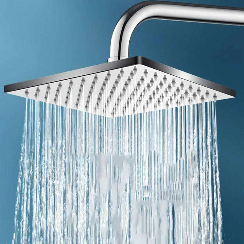 304 Stainless Steel Shower Head Standard Spray Pattern Large Shower Head -Bathlova