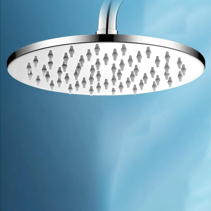 304 Stainless Steel Shower Head Standard Spray Pattern Large Shower Head -Bathlova