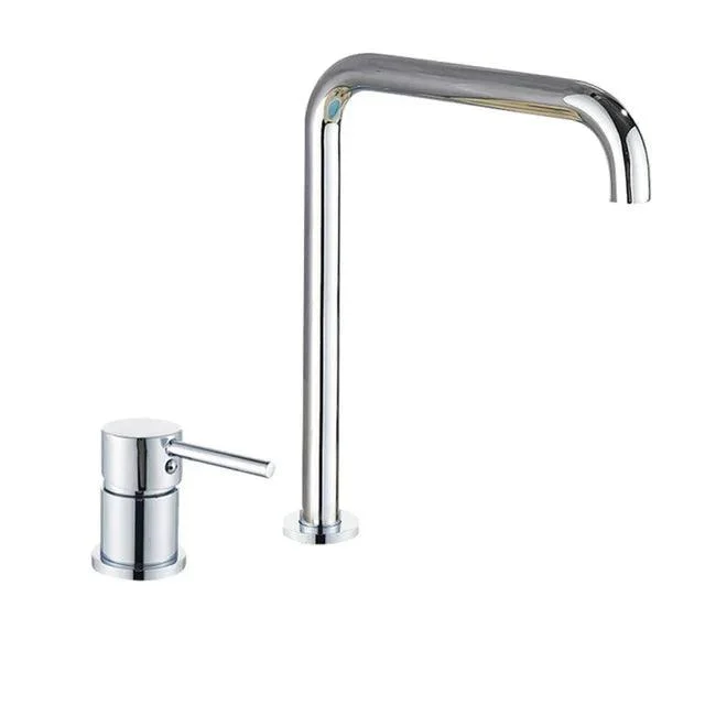 360 Degree Rotate Spout Single Handle Hot Cold Mixer Crane Tap -Bathlova