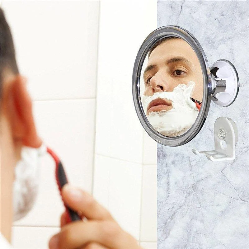 360 Degree Rotating Anti-Fog Bathroom Mirror with Locking Suction -Bathlova