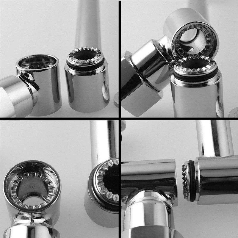 360 Degree Rotation Adjustable Arm Height Shower Head Holder -Bathlova