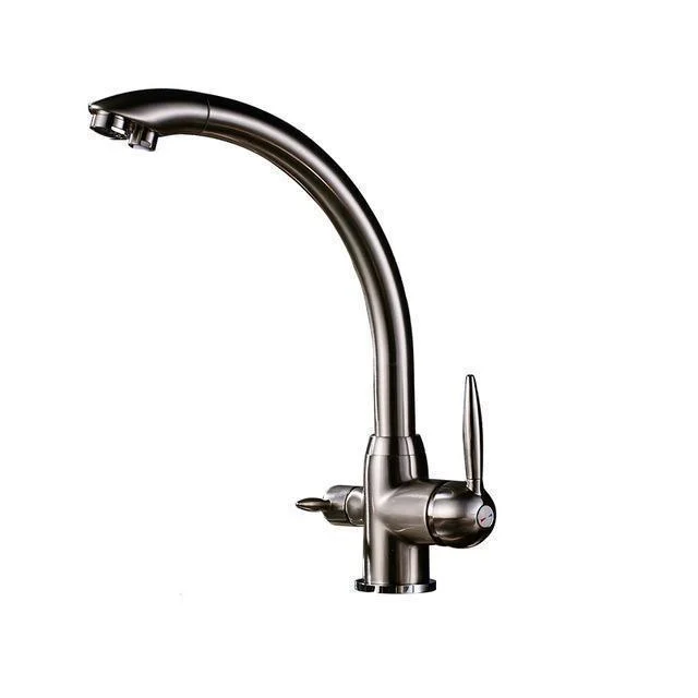 360 Degree Rotation Double Handle Double Holes Kitchen Tap -Bathlova