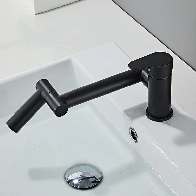 360 Degree Rotation Innovative Single Hole Handle Basin Mixer Tap -Bathlova