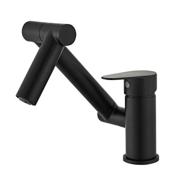 360 Degree Rotation Innovative Single Hole Handle Basin Mixer Tap -Bathlova