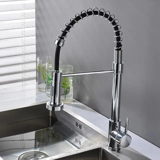 360 Degree Rotation Kitchen Sink Tap Pull Out Kitchen Tap -Bathlova