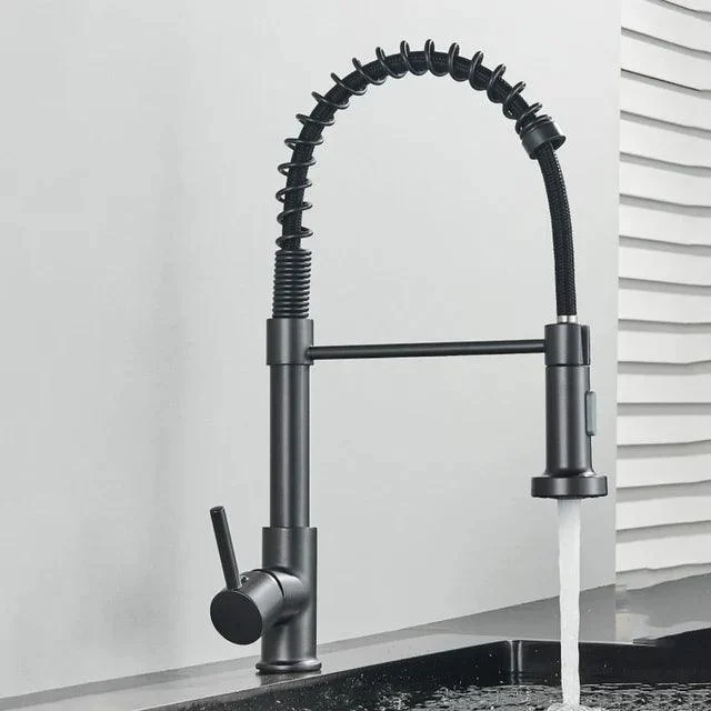 360 Degree Rotation Kitchen Sink Tap Pull Out Kitchen Tap -Bathlova