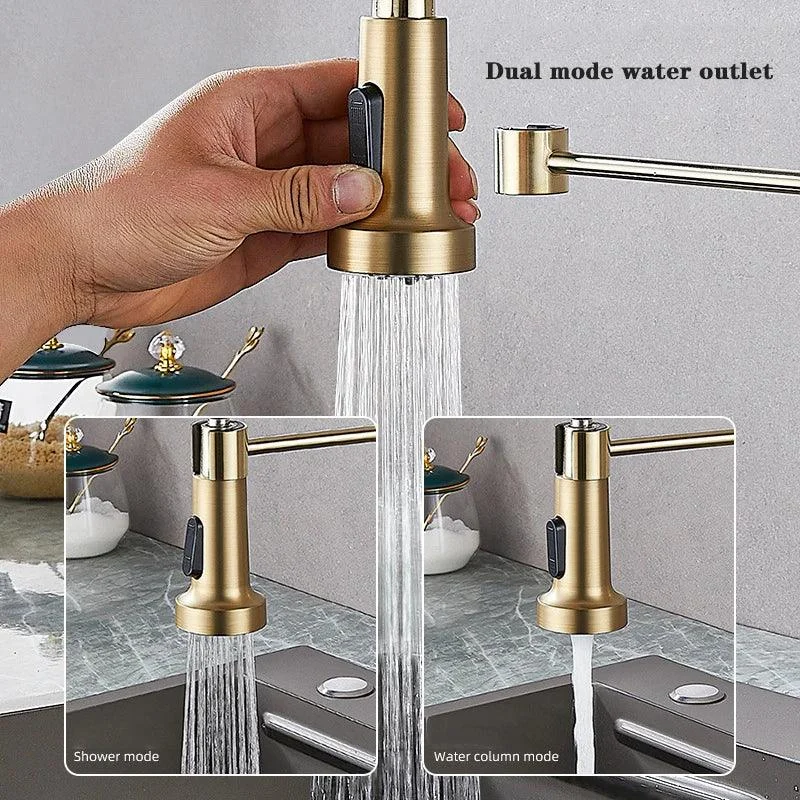 360 Degree Rotation Kitchen Sink Tap Pull Out Kitchen Tap -Bathlova