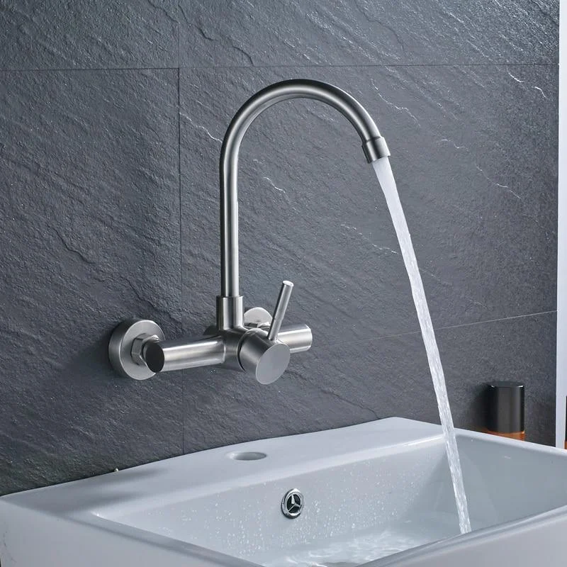 360 Degree Rotation Wall Mounted Single Handle Tap -Bathlova