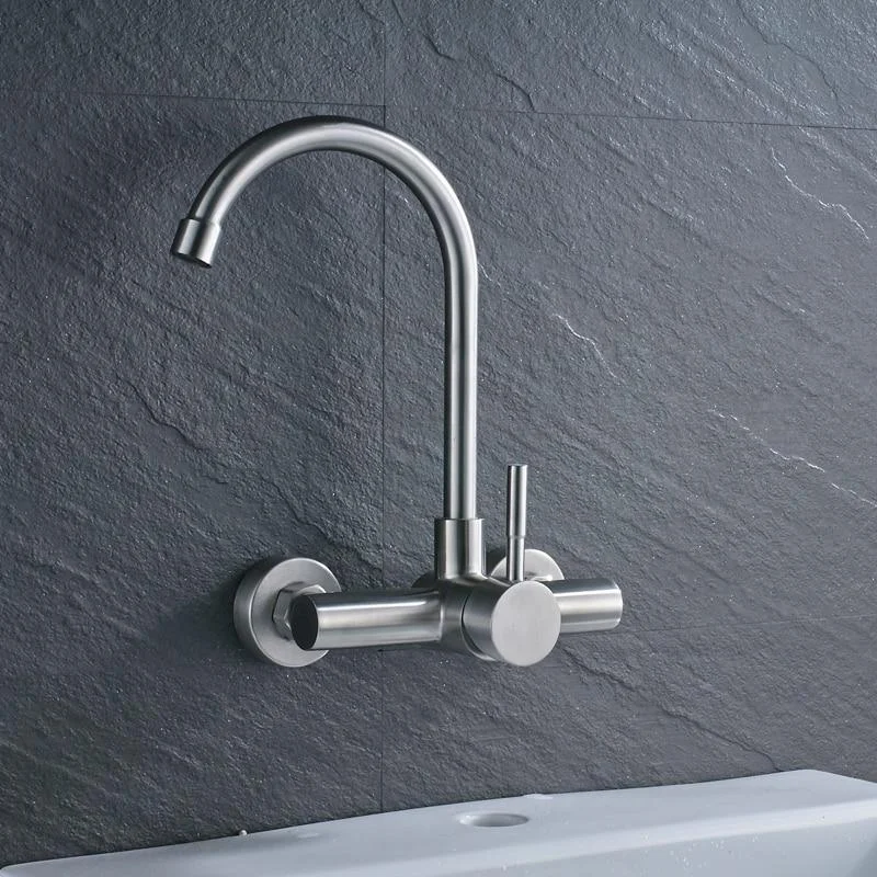 360 Degree Rotation Wall Mounted Single Handle Tap -Bathlova