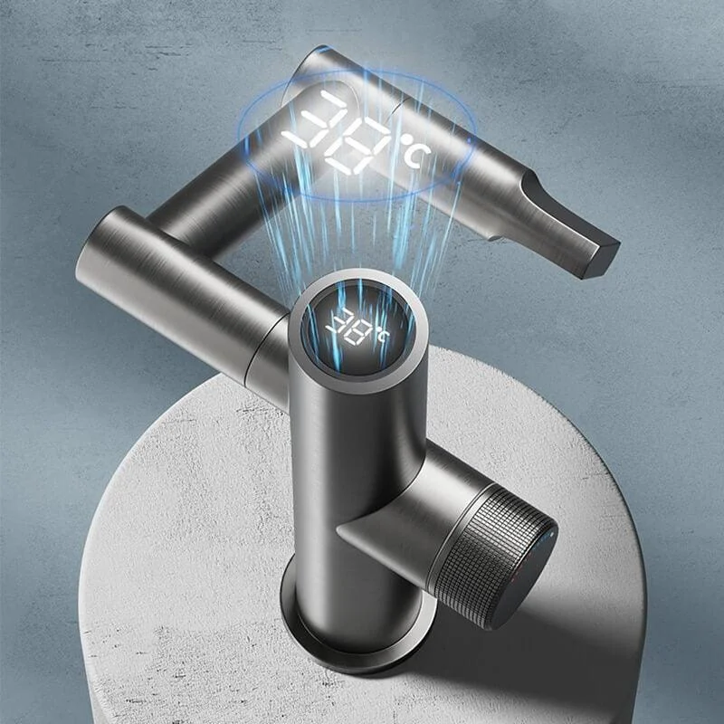 360 Degrees Digital Display Bathroom Tap -Bathlova