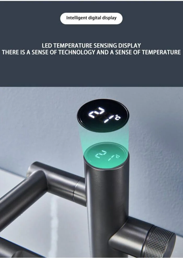 360 Degrees Digital Display Bathroom Tap -Bathlova