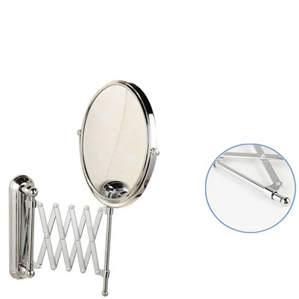 3X Magnifying Two Sided Retractable Bathroom Mirror -Bathlova