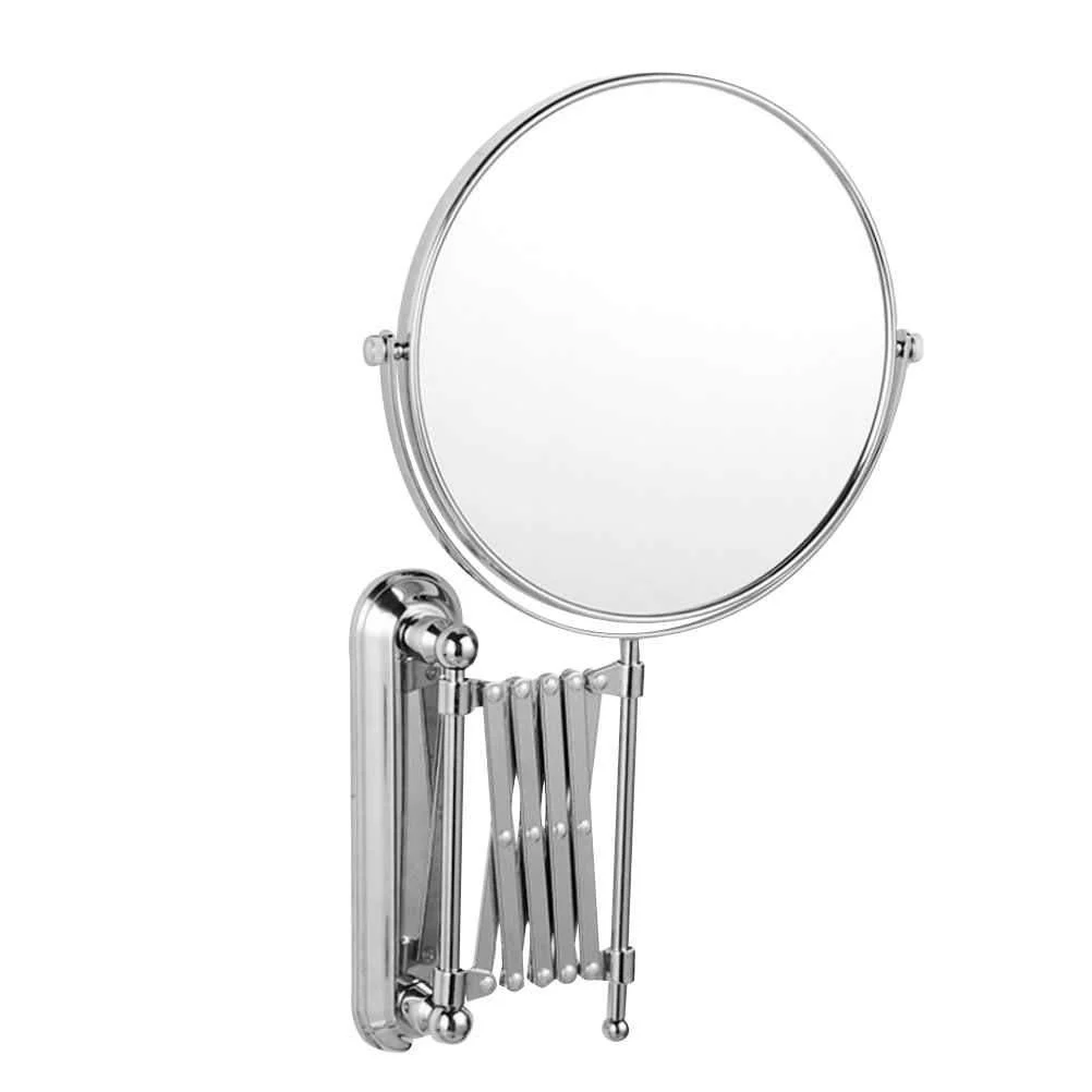 3X Magnifying Two Sided Retractable Bathroom Mirror -Bathlova