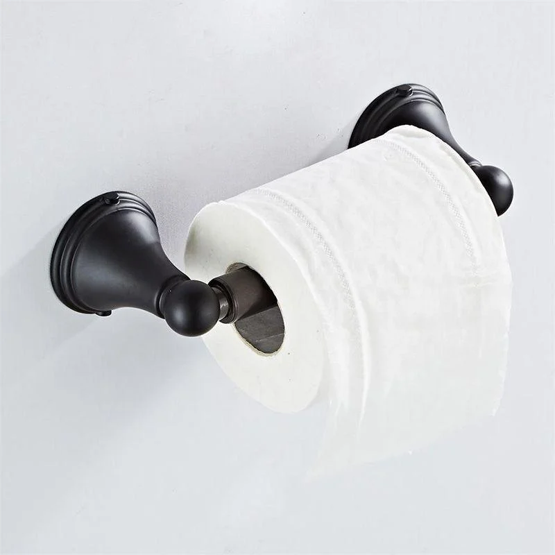 4- Piece Bathroom Accessory Set with Towel Bar& Ring /Robe Hooks/Paper Holder -Bathlova