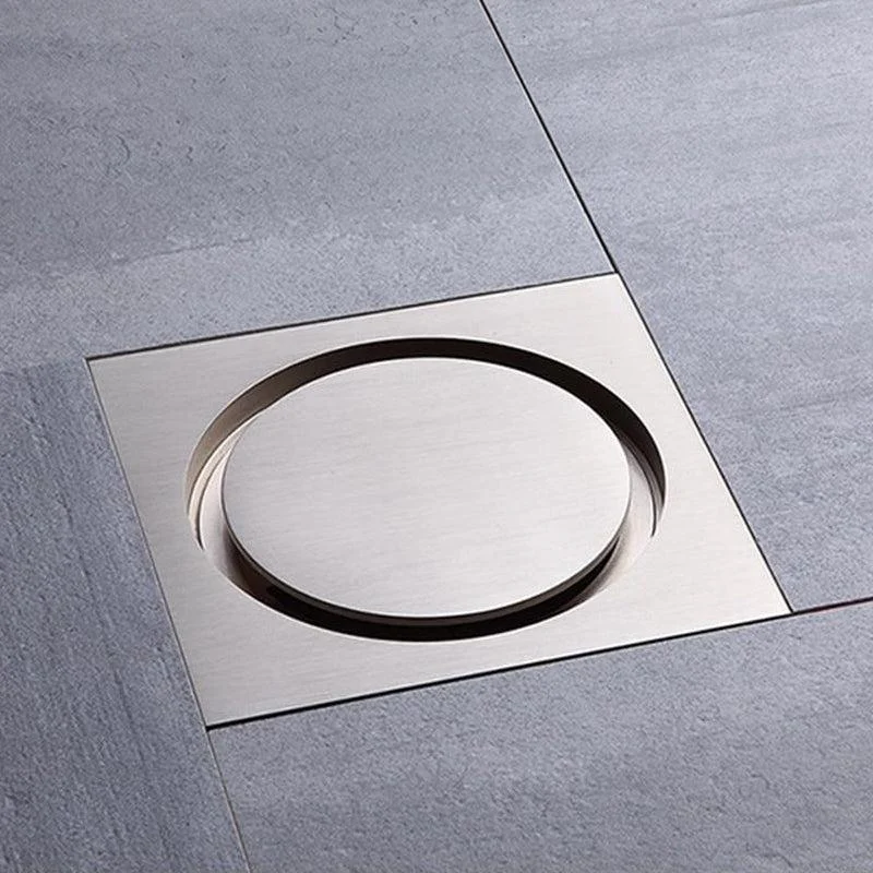 4-square-brass-shower-drain-bathtub-drain-bathroom-toilet-invisible-floor-drain-bathlova-5 4" Square Brass Shower Drain Bathtub Drain Bathroom Toilet Invisible Floor Drain -Bathlova